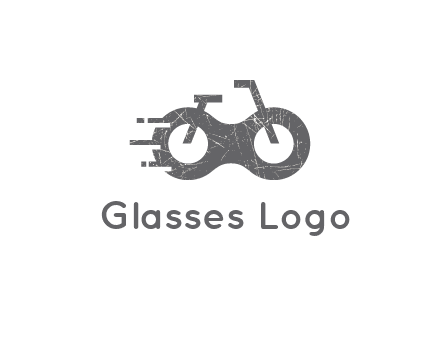 bike or glasses logo