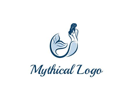 spa logo showcasing a mermaid