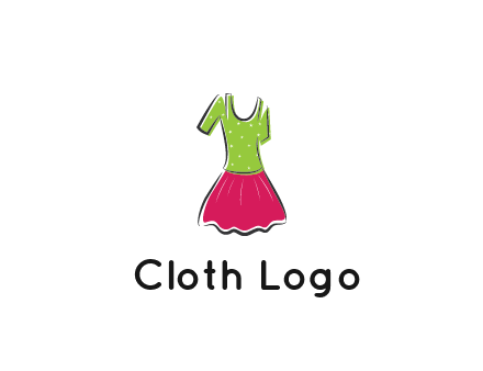 fashion apparel or dress logo