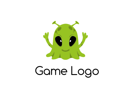 alien character logo