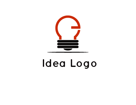 electric light bulb logo