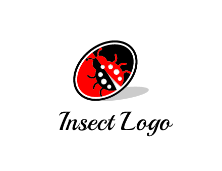 ladybug in oval logo