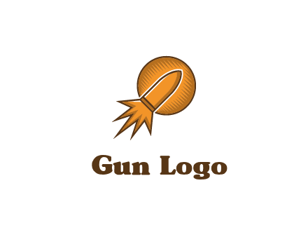 flying bullet logo