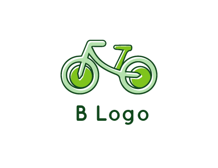 green bicycle icon