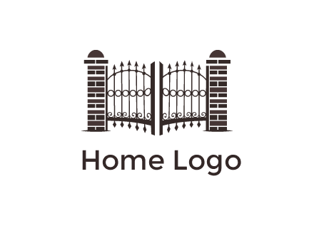 house gate logos