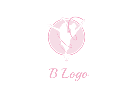 dancing ballerina logo