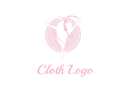 dancing ballerina logo