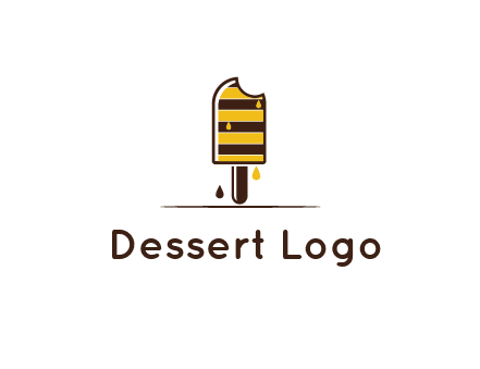 melting ice cream logo