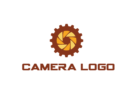 camera lens in gear