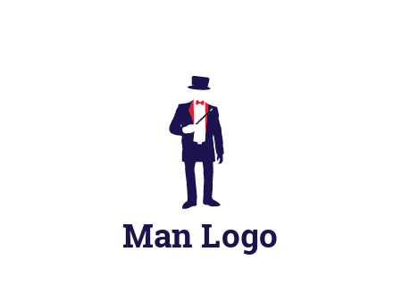 faceless magician game logo