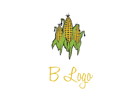 corn on cobs agriculture graphic