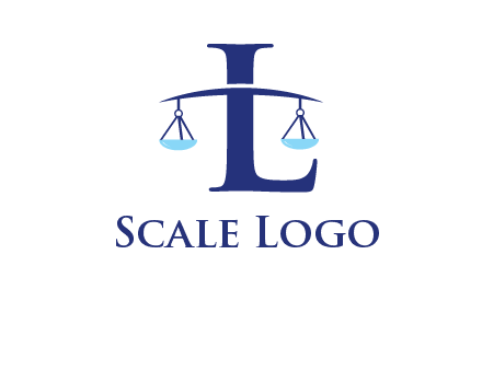 letter L inside scales logo