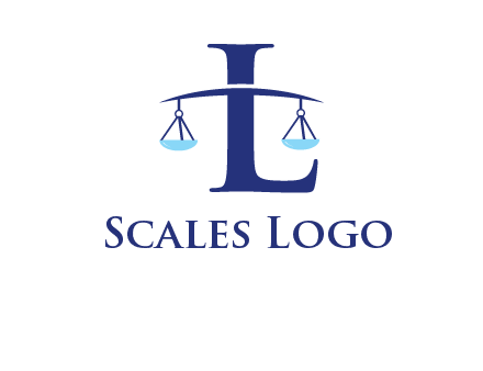 letter L inside scales logo