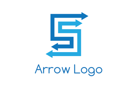 Two arrows forming letter S logo