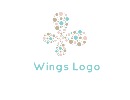 dots butterfly logo