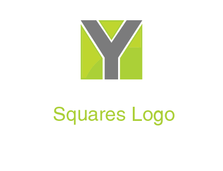 letter y in square logo