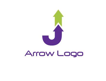 letter j arrows logo