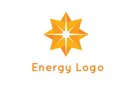 abstract star logo
