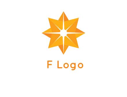 abstract star logo