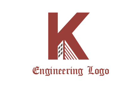 letter k building logo