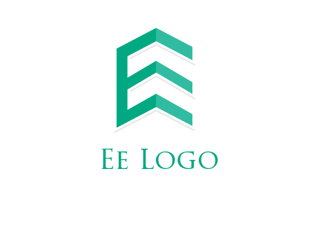 letter e building logo