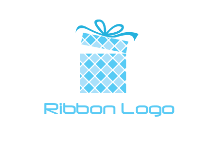 pattern gift box logo