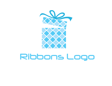 pattern gift box logo