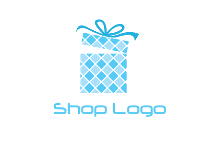 pattern gift box logo