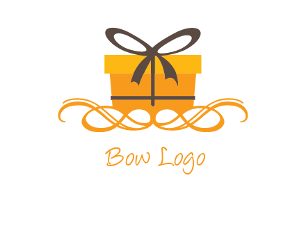 elegant gift box logo