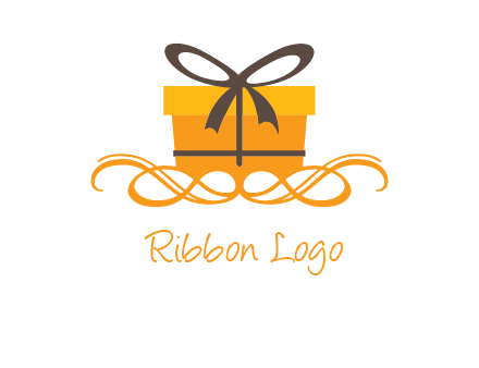 elegant gift box logo