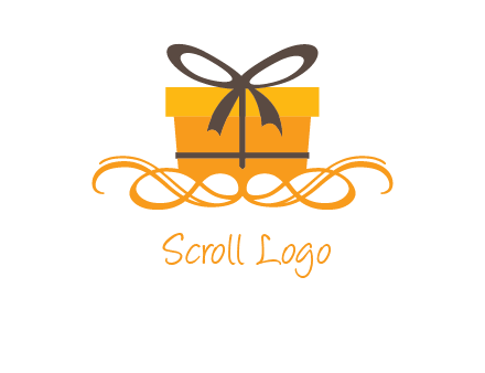 elegant gift box logo