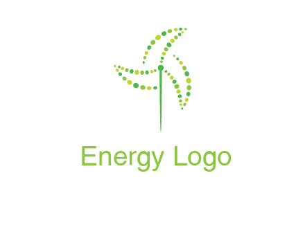 circles creating windmill logo