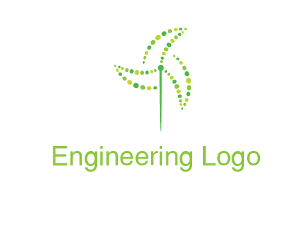 circles creating windmill logo