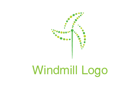 circles creating windmill logo