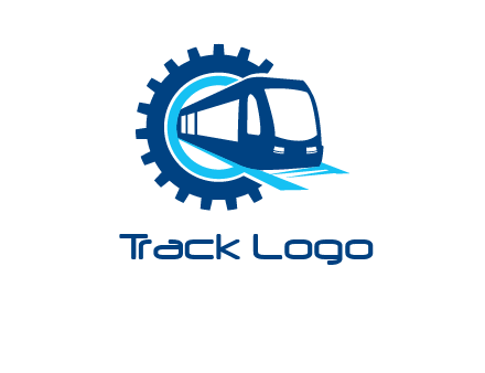 gear round subway train logo