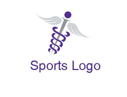 caduceus stick logo