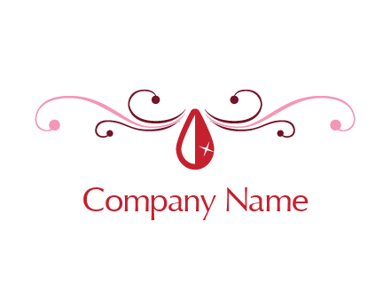 shiny ruby or gemstone logo