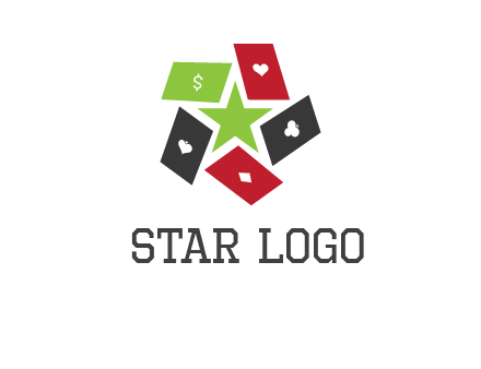 game cards with star in a logo