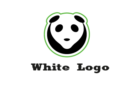 panda face logo