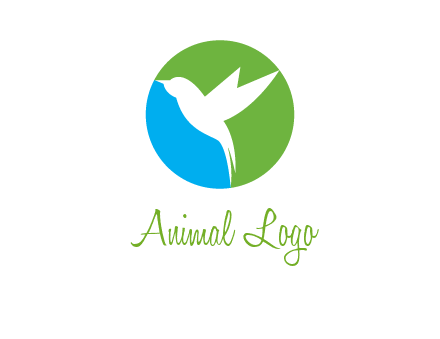 bird in circle logo