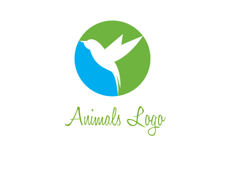 bird in circle logo