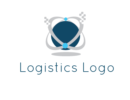 technology logo showing rings around a circle