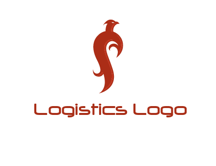 bird logo with phoenix symbol