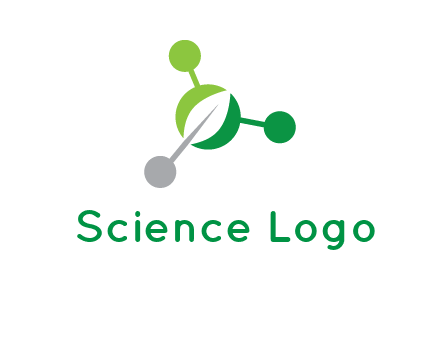 leaf in molecules logo