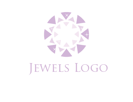 triangles join into a circle logo