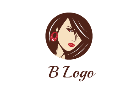 woman in round logo