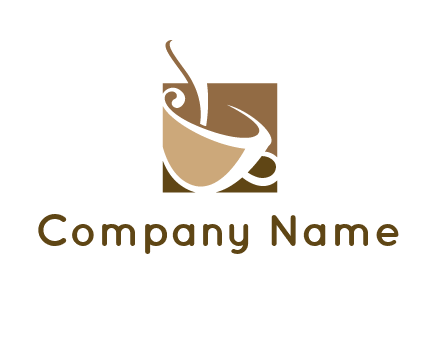 square teacup logo