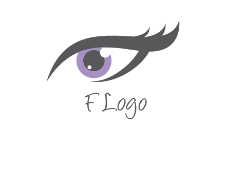 abstract shinning eye logo