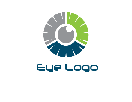 eye inside the circle logo