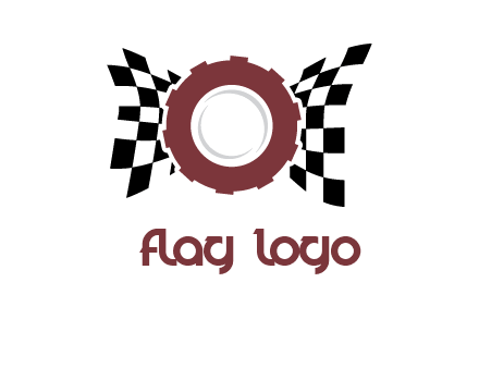 gear incorporated with racing flag logo